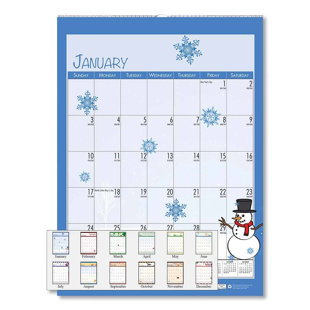 House of Doolittle - Note Pads, Writing Pads & Notebooks Writing Pads & Notebook Type: Wall Calendar Size: 12 x 16-1/2 - A1 Tooling