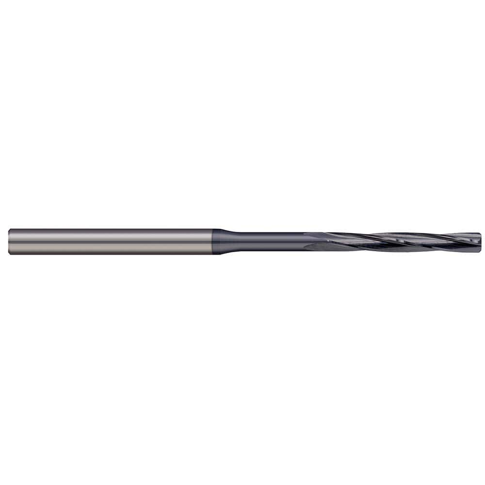 Harvey Tool - #42 4-Flute Straight Shank Helical Flute Solid Carbide Chucking Reamer - Exact Industrial Supply