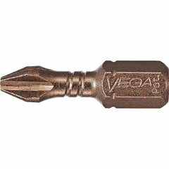 VEGA Industries - Phillips Screwdriver Bits Type: Phillips Bit Point Size: #1 - A1 Tooling