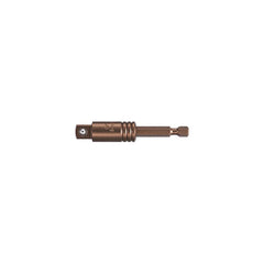 Hex Drive Handles, Holders & Extensions; Type: Quick Change Adapter; Style: Ball Lock; Insert Size (Inch): 3/8; Connection Size: 0.25 in; Drive Style: Square; Drive Size (Inch): 1/4; Body Diameter (Inch): 1/4; Additional Information: Impact Rated; Magneti