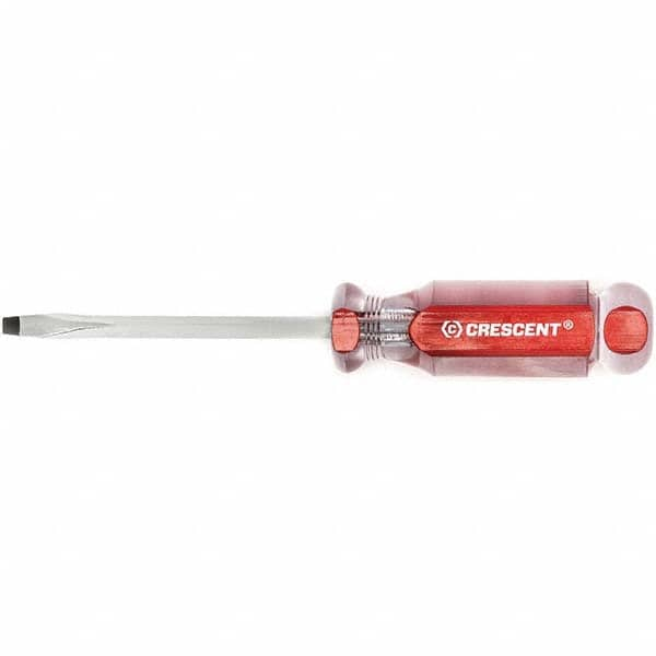 Crescent - Slotted Screwdrivers Tool Type: Screwdriver Overall Length Range: 7" - 9.9" - Exact Industrial Supply