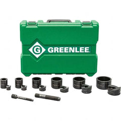 Greenlee - Punch & Driver Kits Tool Type: Knockout Set Punch Shape: Round - A1 Tooling