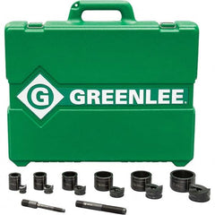 Greenlee - Punch & Driver Kits Tool Type: Knockout Set Punch Shape: Round - A1 Tooling