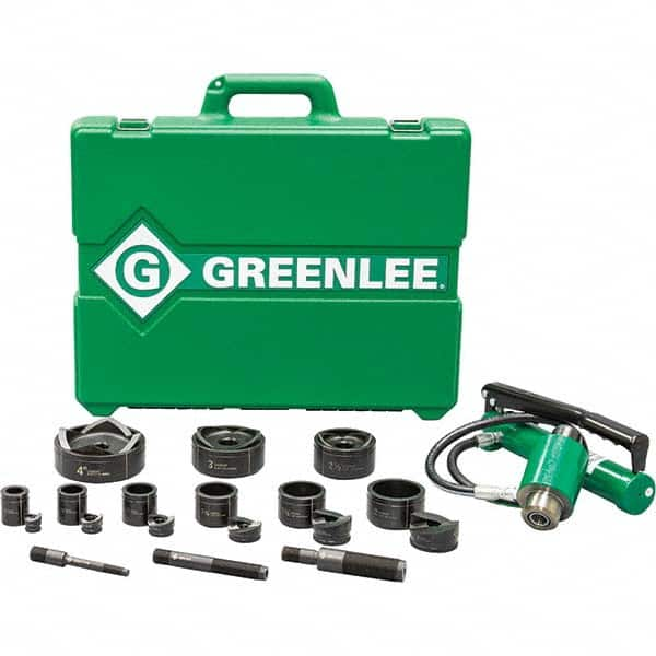 Greenlee - Punch & Driver Kits Tool Type: Knockout Set Punch Shape: Round - A1 Tooling