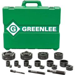 Greenlee - Punch & Driver Kits Tool Type: Knockout Set Punch Shape: Round - A1 Tooling