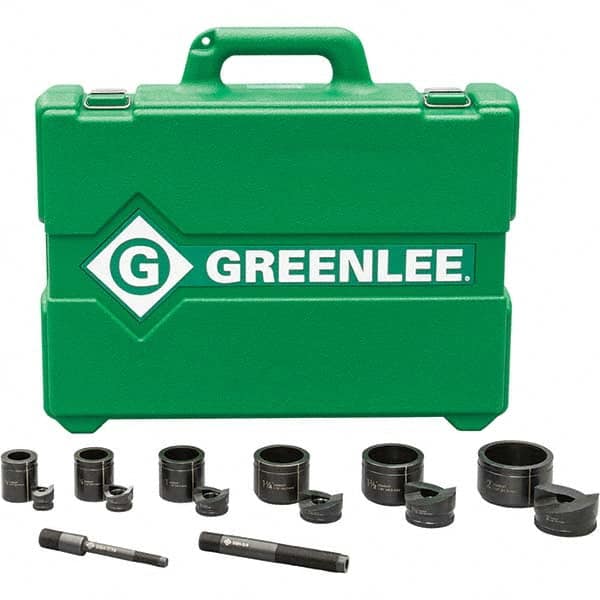 Greenlee - Punch & Driver Kits Tool Type: Knockout Set Punch Shape: Round - A1 Tooling