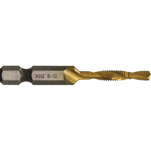 Greenlee - Combination Drill & Tap Sets Minimum Thread Size (Inch): #8-32 Maximum Thread Size (mm): M4x0.70 - A1 Tooling