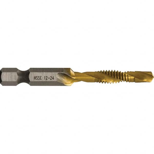 Greenlee - Combination Drill & Tap Sets Minimum Thread Size (Inch): #12-24 Maximum Thread Size (mm): M6x1.00 - A1 Tooling