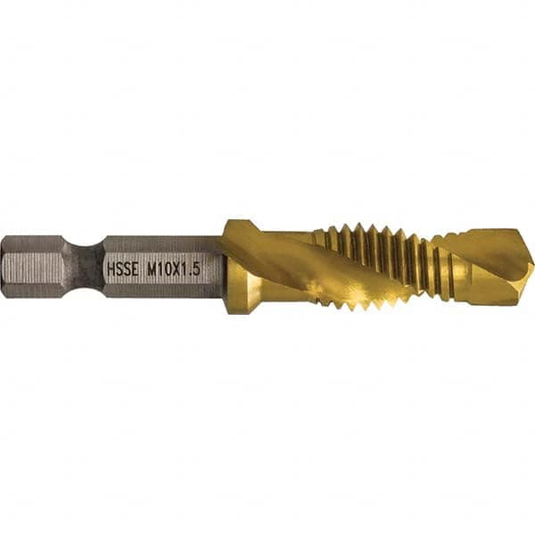 Greenlee - Combination Drill & Tap Sets Minimum Thread Size (mm): M10x1.50 Maximum Thread Size (mm): M10x1.50 - A1 Tooling