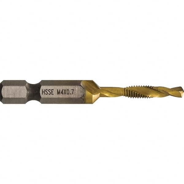 Greenlee - Combination Drill & Tap Sets Minimum Thread Size (mm): M4x0.70 Maximum Thread Size (mm): M4x0.70 - A1 Tooling