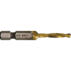 Greenlee - Combination Drill & Tap Sets Minimum Thread Size (mm): M4x0.70 Maximum Thread Size (mm): M4x0.70 - A1 Tooling