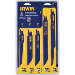 Irwin - Reciprocating Saw Blade Sets Blade Material: Bi-Metal Minimum Blade Length (Inch): 6 - A1 Tooling