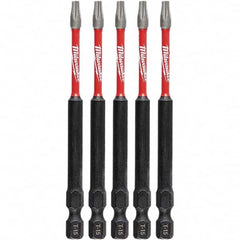 Milwaukee Tool - Power & Impact Screwdriver Bits & Holders Bit Type: Torx Torx Size: T15 - A1 Tooling