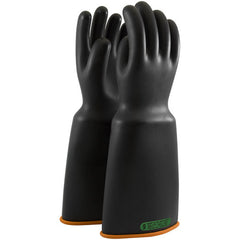 ‎159-3-18/12 - Novax - Natural Rubber Insulating Glove - Class 3 - 18″ - Black/Orange - Bell Cuff