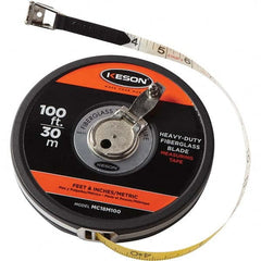 Keson - 100' x 1/2" White Blade Tape Measure - A1 Tooling