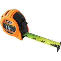 Keson - 16' x 1" Hi-Vis Yellow/White Blade Tape Measure - A1 Tooling