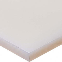 USA Sealing - 2' x 1-1/2" x 1-1/2" Semi-Clear White Polypropylene Square Bar - A1 Tooling