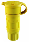 15 Amp; 125 Volt; NEMA 5-15R; 2P; 3W; Connector; Straight Blade; Industrial Grade; Grounding; Wetguard - Yellow - A1 Tooling