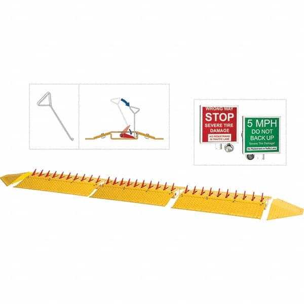 TAPCO - Speed Bumps, Parking Curbs & Accessories Type: Traffic Spikes Length (Inch): 31 - A1 Tooling