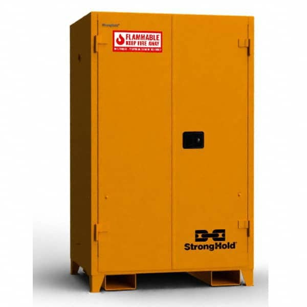 Strong Hold - Safety Cabinets Hazardous Chemical Type: Flammable and Combustible Liquids Color: Yellow - A1 Tooling