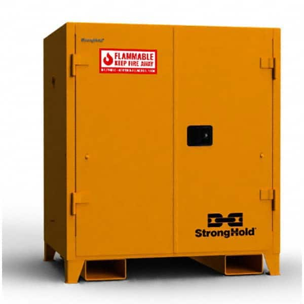 Strong Hold - Safety Cabinets Hazardous Chemical Type: Flammable and Combustible Liquids Color: Yellow - A1 Tooling