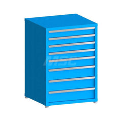 Modular Steel Storage Cabinet: 8 Drawer, Keyed