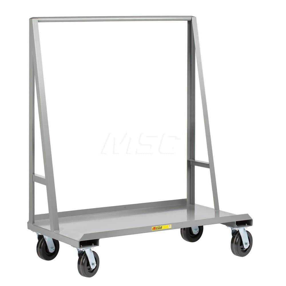 Sheet & Panel Truck: 3,600 lb Capacity, Solid, Steel Platform, 24″ Platform Width, 60″ Platform Length, 9″ Platform Height (4) Swivel, (4) Swivel, Phenolic Casters