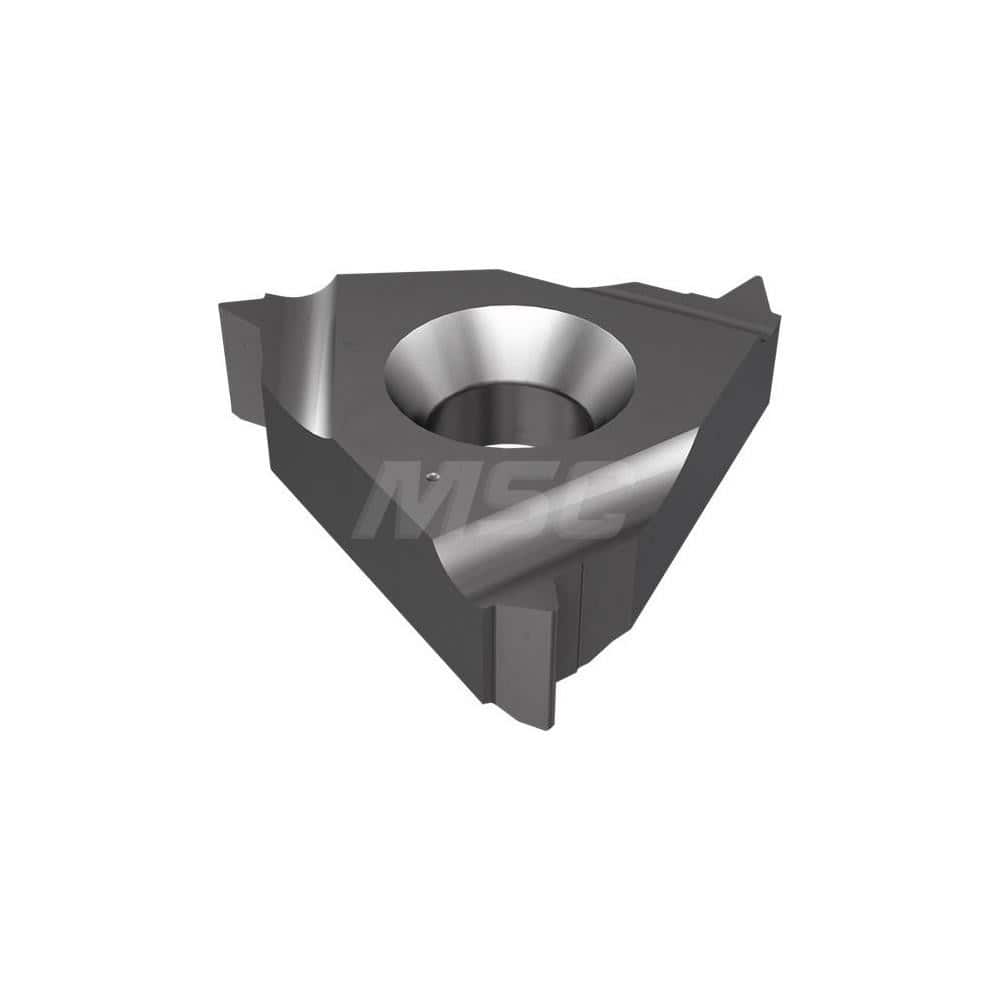 Laydown Threading Inserts; Insert Style: 16IR; Insert Size Code: 16; Insert Material: Solid Carbide; Manufacturer Grade: IC908; Threads Per Inch: 10; Thread Type: Internal; Thread Standard: UNJ; Insert Hand: Right Hand; Included Angle: 60; Chipbreaker: Z;