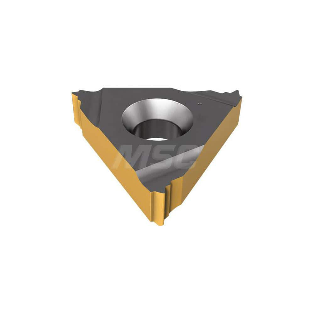 Laydown Threading Inserts; Insert Style: 16ERB; Insert Size Code: 16; Insert Material: Solid Carbide; Manufacturer Grade: IC908; Threads Per Inch: 7-5; Thread Type: External; Thread Standard: Metric; Insert Hand: Right Hand; Included Angle: 60; Chipbreake