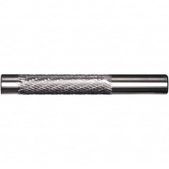 Precision Twist Drill - 1/4" Cut Diam, 1/4" Shank Diam, Carbide Double Cut Cylinder Burr with Pilot - A1 Tooling