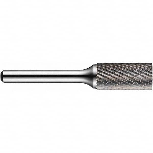 Precision Twist Drill - 1/16" Cut Diam, 1/8" Shank Diam, Carbide Double Cut Cylinder Burr - A1 Tooling