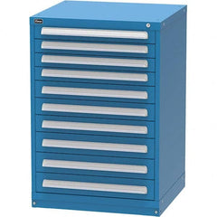 Modular Steel Storage Cabinet: 30″ Wide, 27.7969″ Deep, 44″ High 440 lb Capacity, 10 Drawer