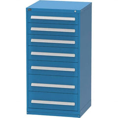 Modular Steel Storage Cabinet: 30″ Wide, 27.7969″ Deep, 59″ High 440 lb Capacity, 7 Drawer