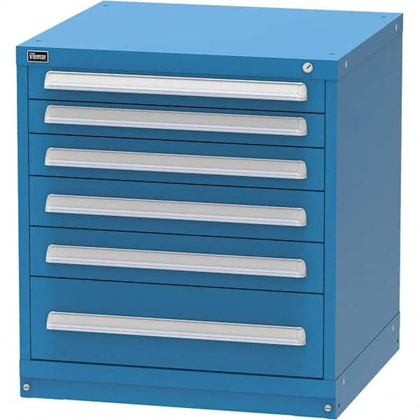 Modular Steel Storage Cabinet: 30″ Wide, 27.7969″ Deep, 33″ High 440 lb Capacity, 6 Drawer