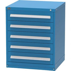 Modular Steel Storage Cabinet: 30″ Wide, 27.7969″ Deep, 37″ High 440 lb Capacity, 5 Drawer