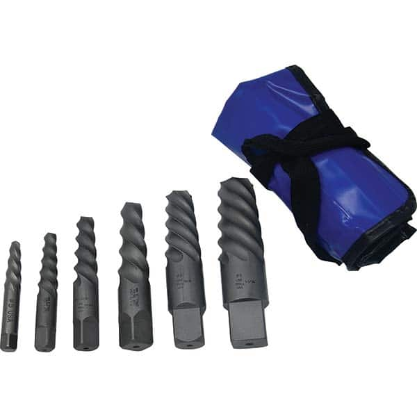 Cleveland - Bolt Extractor Sets Tool Type: Screw Extractor Set Number of Pieces: 6.000 - A1 Tooling