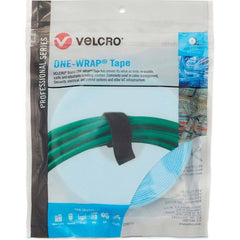 Velcro Brand - Cable Ties; Cable Tie Type: Reusable Cable Tie ; Material: Hook and Loop ; Color: Fiber Optic Teal ; Overall Length (Feet): 15 ; Overall Length (Decimal Inch): 180.00000 ; Maximum Bundle Diameter (Inch): 0.75 - Exact Industrial Supply