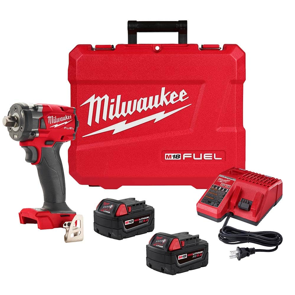 Milwaukee Tool - Cordless Impact Wrenches & Ratchets Voltage: 18.00 Drive Size (Inch): 1/2 - A1 Tooling