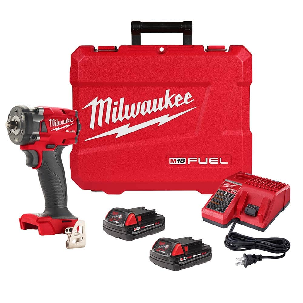 Milwaukee Tool - Cordless Impact Wrenches & Ratchets Voltage: 18.00 Drive Size (Inch): 3/8 - A1 Tooling