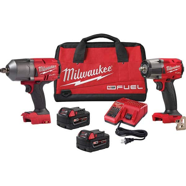 Milwaukee Tool - 18 Volt Combination Tool Kit - Exact Industrial Supply