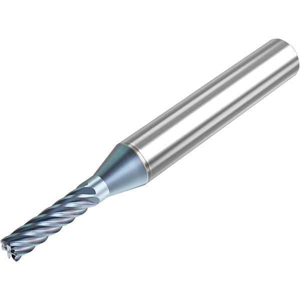 Niagara Cutter - 1/8" Diam 6 Flute Solid Carbide 0.01" Corner Radius End Mill - A1 Tooling