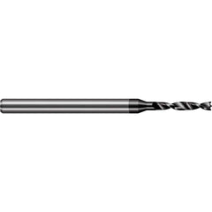 Harvey Tool - Brad-Point Drill Bits; Drill Bit Size (Wire): #40 ; Drill Bit Size (Decimal Inch): 0.0980 ; Drill Bit Size (mm): 2.4890 ; Drill Bit Material: Solid Carbide ; Drill Bit Finish/Coating: Amorphous Diamond ; Flute Length (Inch): 0.669 - Exact Industrial Supply