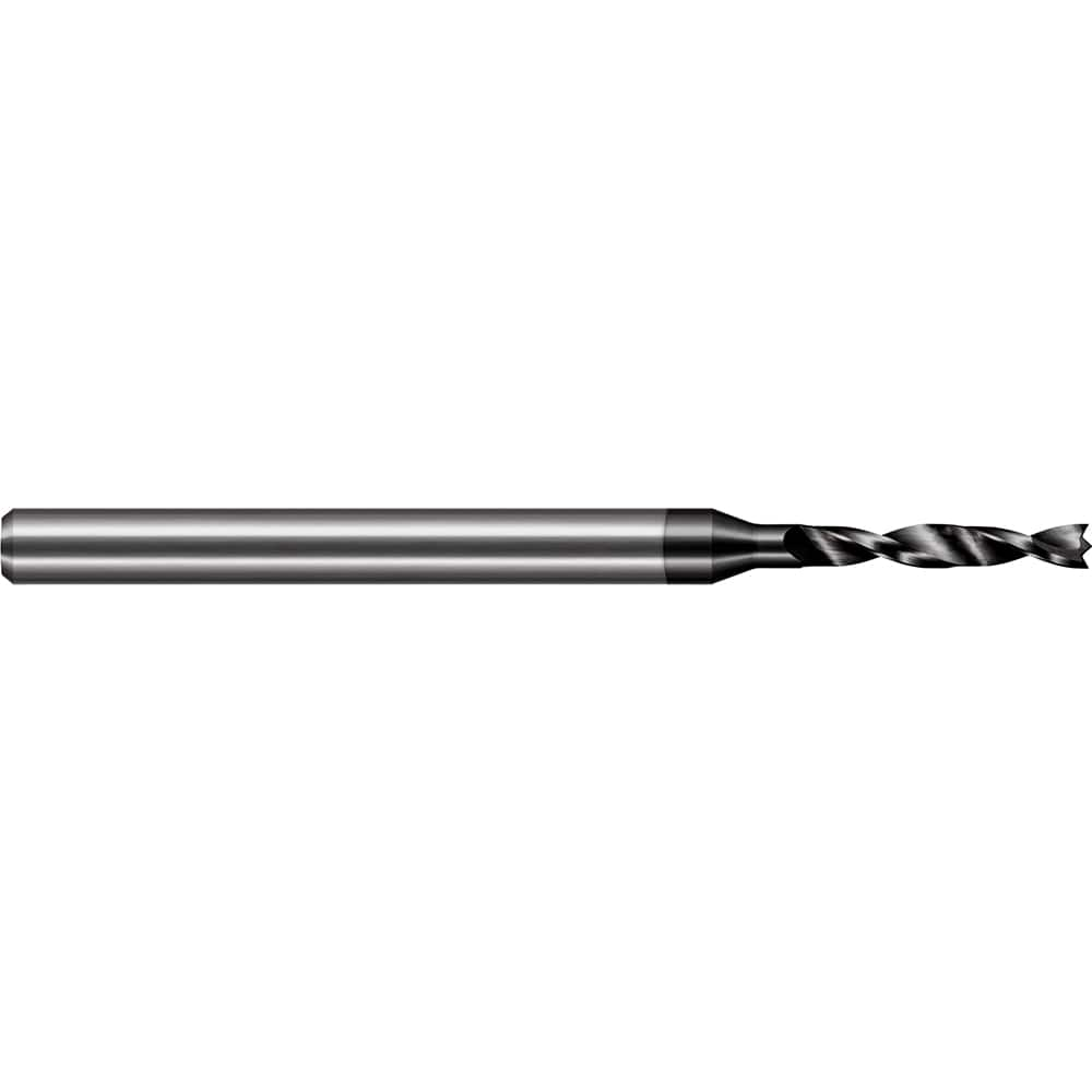 Harvey Tool - Brad-Point Drill Bits; Drill Bit Size (Decimal Inch): 0.0787 ; Drill Bit Size (mm): 2.0000 ; Drill Bit Material: Solid Carbide ; Drill Bit Finish/Coating: Amorphous Diamond ; Flute Length (Inch): 0.531 ; Number of Flutes: 2 - Exact Industrial Supply