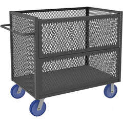 Durham - 3,600 Lb Capacity 1-Shelf 3-Sided Mesh Truck - A1 Tooling