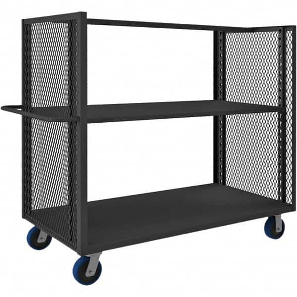 Durham - 2,000 Lb Capacity 2-Shelf 2-Sided Mesh Truck - A1 Tooling