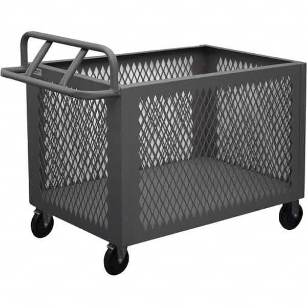 Durham - 1,400 Lb Capacity 1-Shelf 4-Sided Mesh Box Truck - A1 Tooling