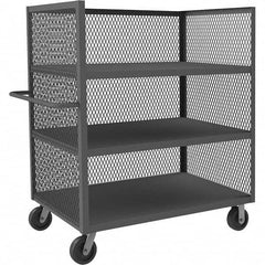 Durham - 3,000 Lb Capacity 3-Shelf 3-Sided Mesh Truck - A1 Tooling