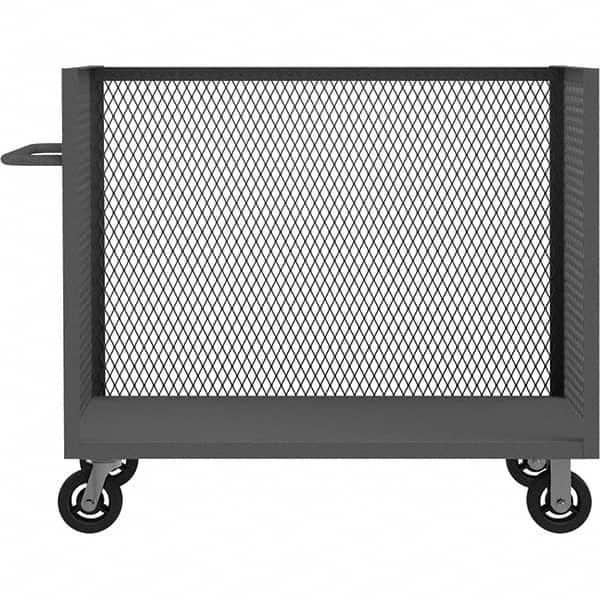 Durham - 2,000 Lb Capacity 1-Shelf 3-Sided Mesh Truck - A1 Tooling