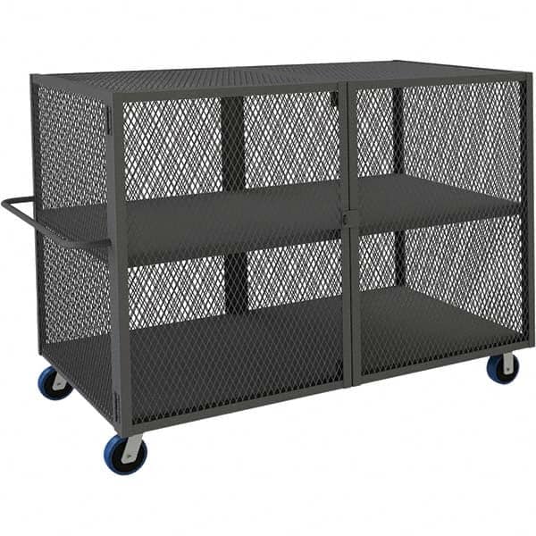 Durham - 2,000 Lb Capacity 2-Shelf Security Mesh Truck - A1 Tooling