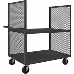 Durham - 2,000 Lb Capacity 2-Shelf 2-Sided Mesh Truck - A1 Tooling